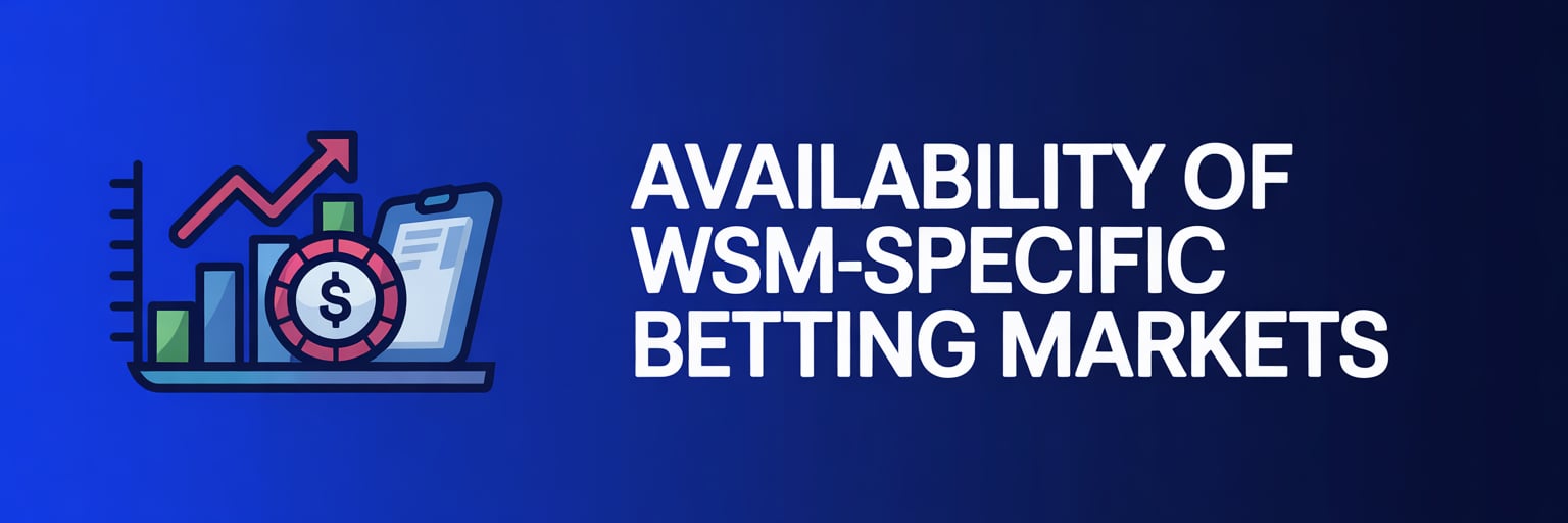 Availability of WSM-specific betting markets